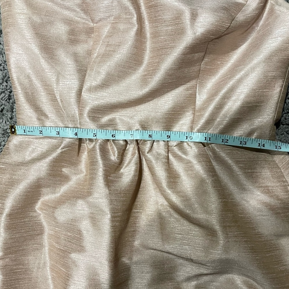 Alfred Sung Pearl Pink Cocktail Dress Homecoming Prom Wedding Formal, Size 8 - Picture 5 of 8